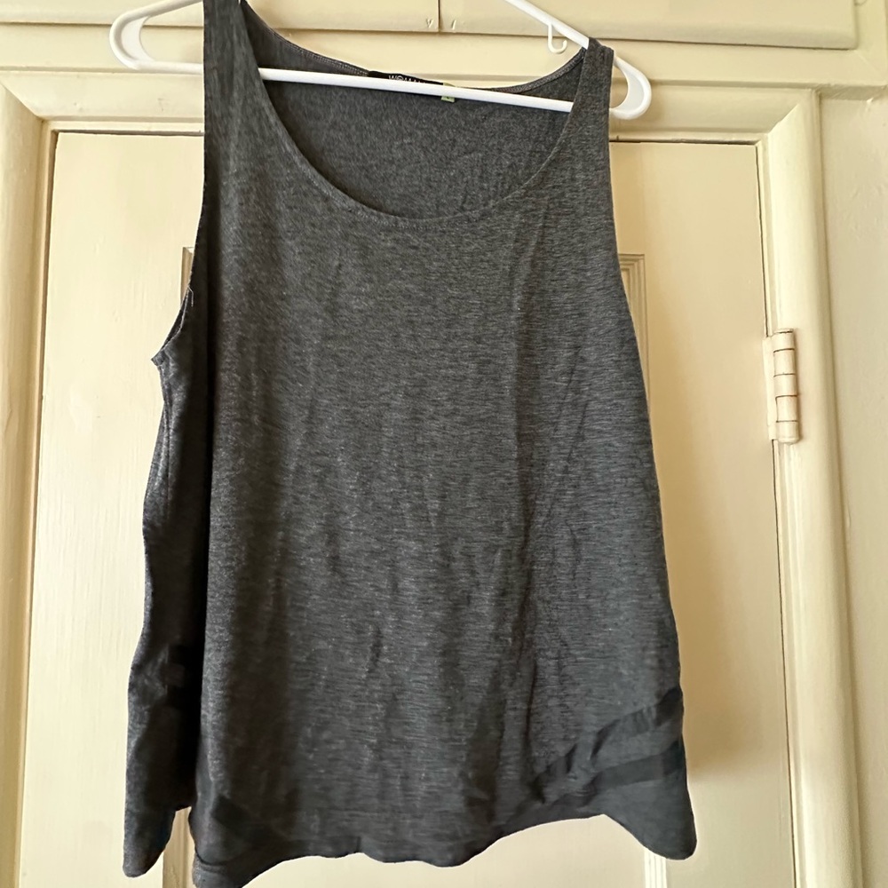 Dark Gray Woman Active Tank, Size L